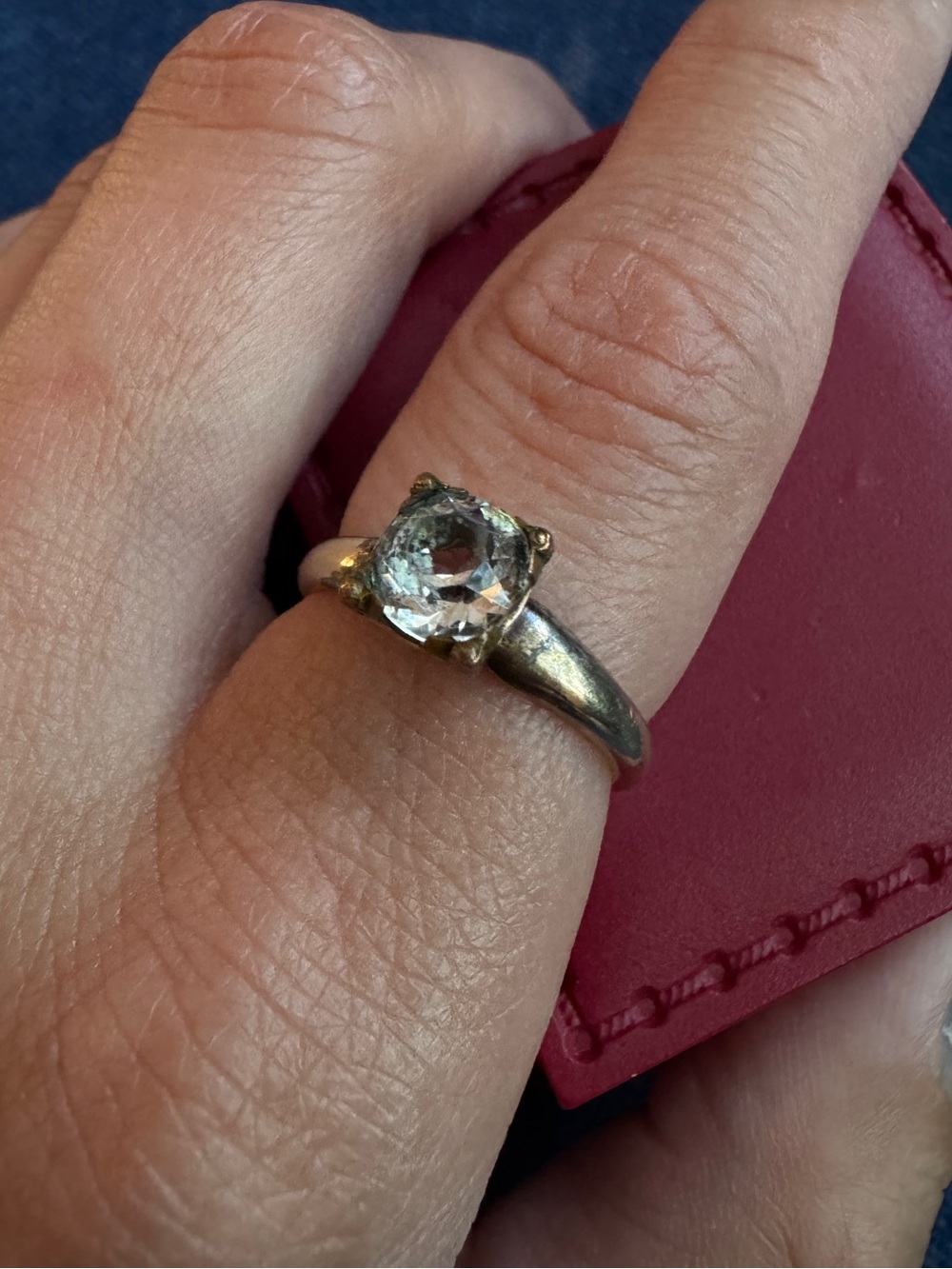 Vintage Uncas 1/20 - 12k Gold filled Engagement Ring Size 6